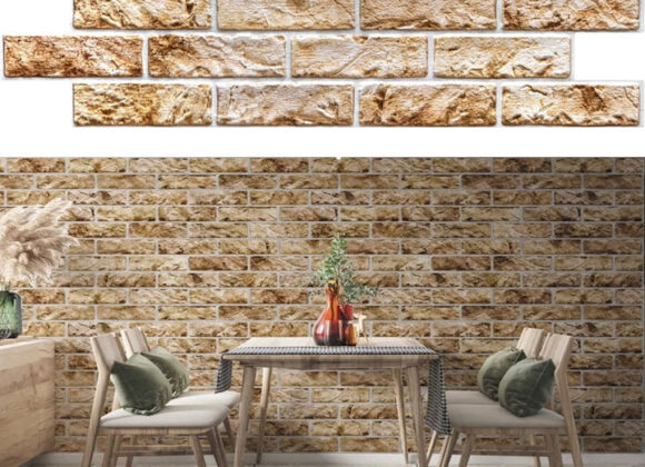 3D חיפוי קירות – Old Brick Brown