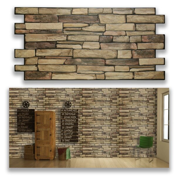 Стеновые панели 3D - Slate Natural